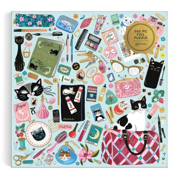 Puzzle Purrfect Accessories - Galison - 500 pièces – Image 2