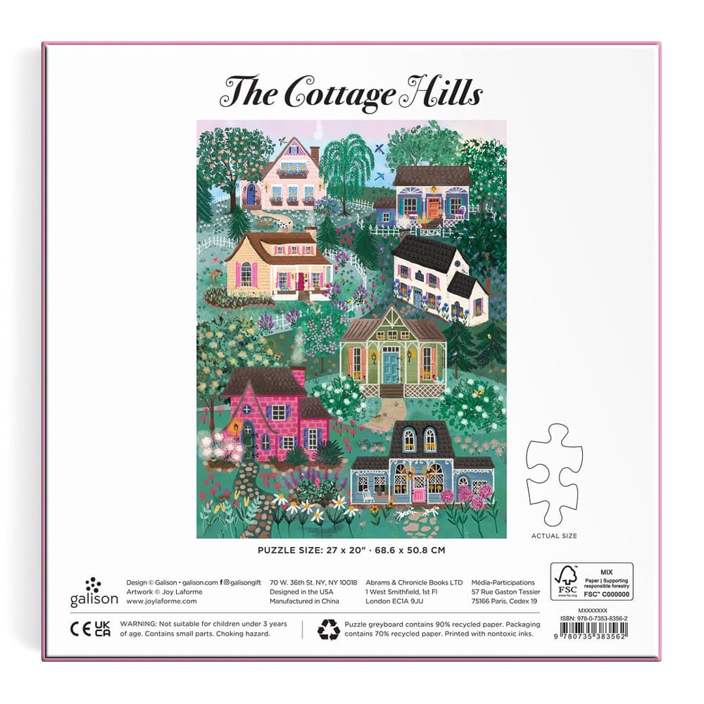 Puzzle The Cottage Hills - Galison - 1000 pièces – Image 6