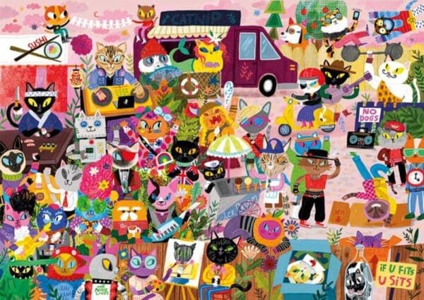 Puzzle Cat Crowd - Magnolia - 1000 pièces – Image 2