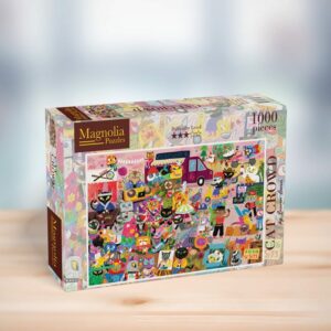 Puzzle Cat Crowd - Magnolia - 1000 pièces