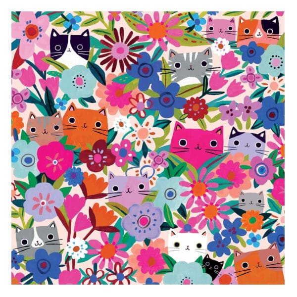 Puzzle Blooming Cats - Mudpuppy - 500 pièces – Image 3