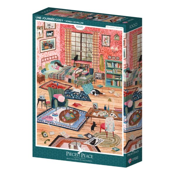 Une Journée Cosy Puzzle Une Journée Cosy - Pieces & Peace - 1000 pièces