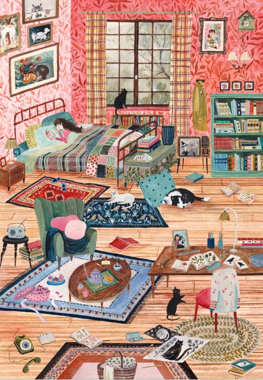 Puzzle Une Journée Cosy - Pieces & Peace - 1000 pièces