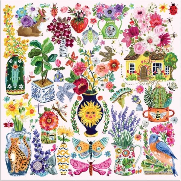 Puzzle Buzzy Bouquets - Galison - 500 pièces – Image 3