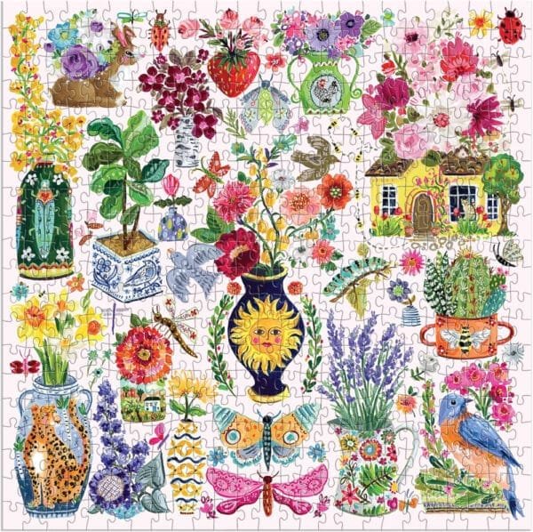 Puzzle Buzzy Bouquets - Galison - 500 pièces – Image 4