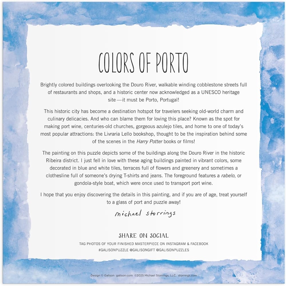 Puzzle Colors of Porto - Galison - 500 pièces – Image 6