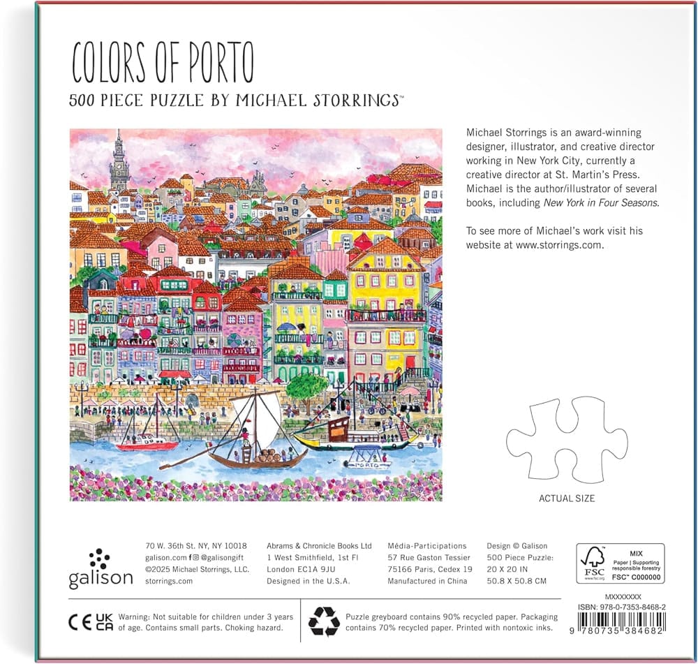 Puzzle Colors of Porto - Galison - 500 pièces – Image 7