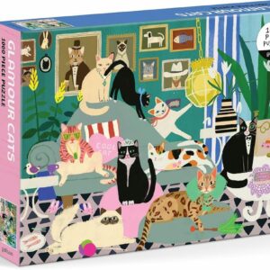 Puzzle Glamour Cats - Galison - 1000 pièces