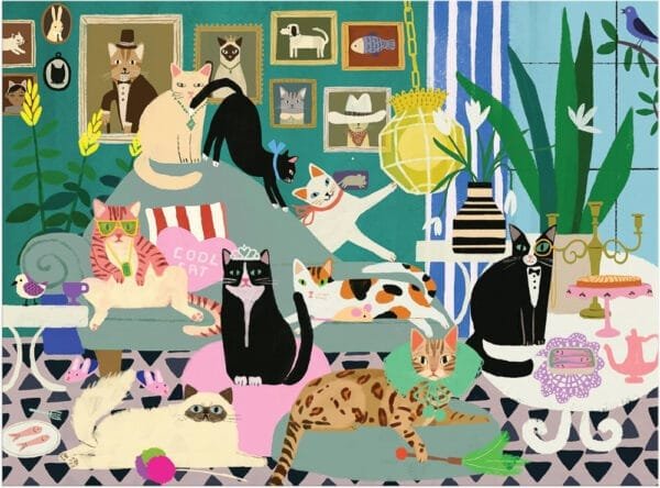 Puzzle Glamour Cats - Galison - 1000 pièces – Image 3