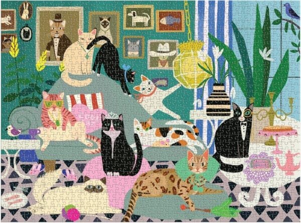 Puzzle Glamour Cats - Galison - 1000 pièces – Image 5