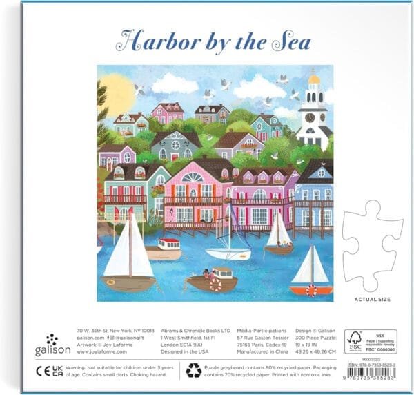 Puzzle Harbor by The Sea - Galison - 300 pièces – Image 6