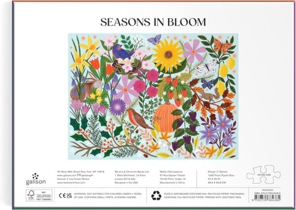 Puzzle Seasons in Bloom - Galison - 1000 pièces – Image 6