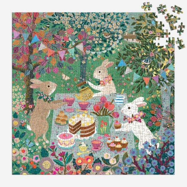 Puzzle Spring Tea Party - Galison - 500 pièces – Image 5