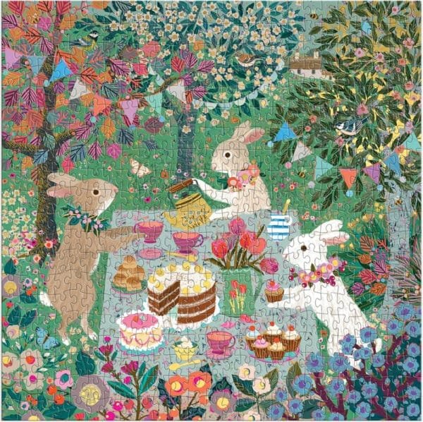 Puzzle Spring Tea Party - Galison - 500 pièces – Image 4