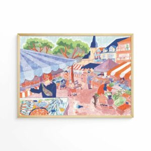 Puzzle Place du Marché - Aparté - 1000 pièces