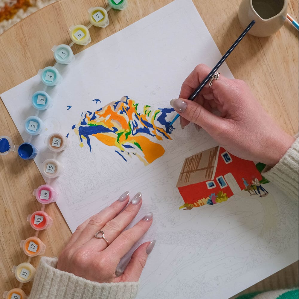 Peinture au numéro Randonnée en Norvège - La Petite Epicerie – Image 4
