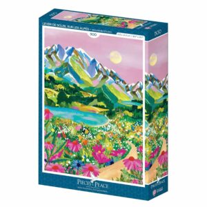 Puzzle Lever de Soleil sur les Alpes - Pieces & Peace - 500 pièces