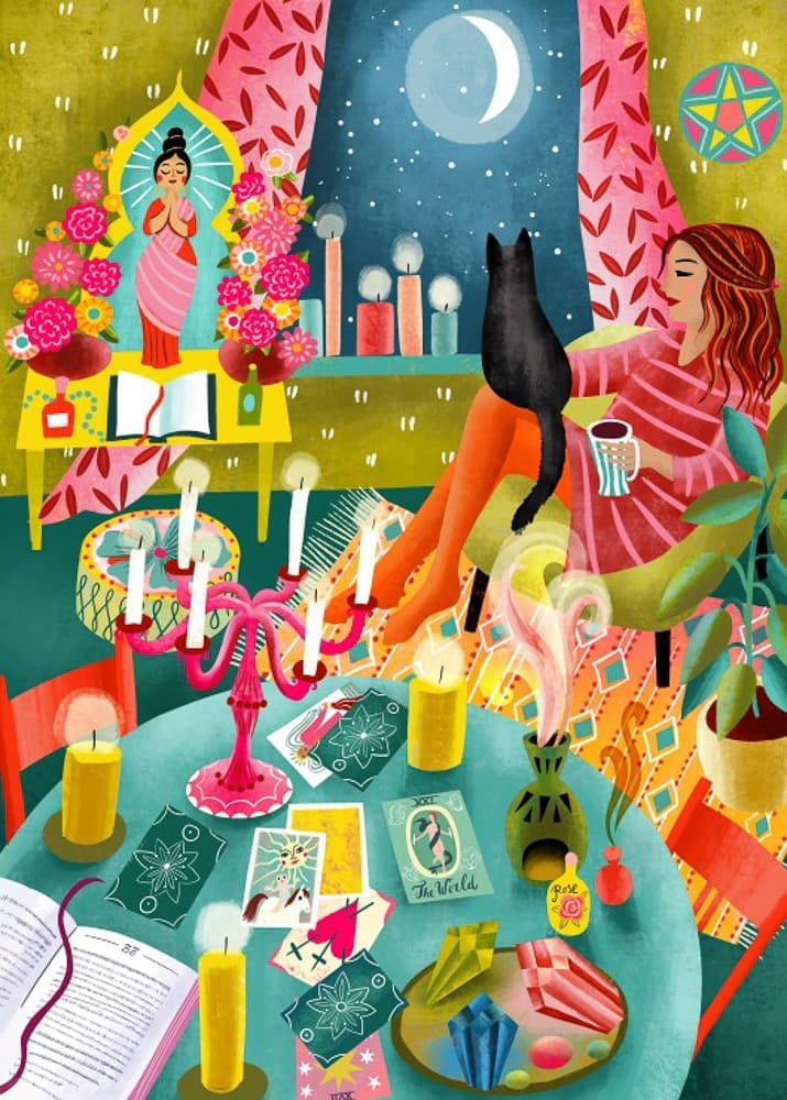 Puzzle Magical Moonlight Reading Room - Pieces & Peace - 500 pièces – Image 2