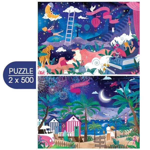 Puzzles My Dreams - Pieces & Peace - 2 X 500 pièces