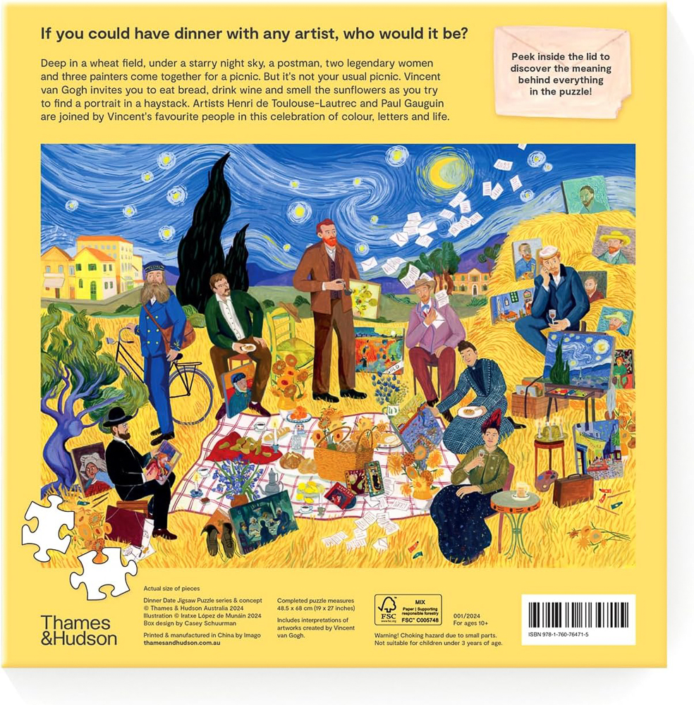 Puzzle Dinner with Van Gogh - Thames & Hudson - 1000 pièces – Image 3