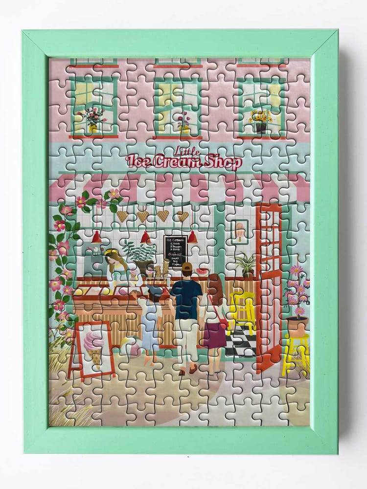 Puzzle Little Ice Cream Shop - Vissevasse - 150 pièces – Image 2