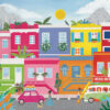 Puzzle Bo-Kaap Mosaic - Olléo - 1000 pièces