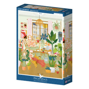 Puzzle Intérieur Cosy - Pieces & Peace - 500 pièces