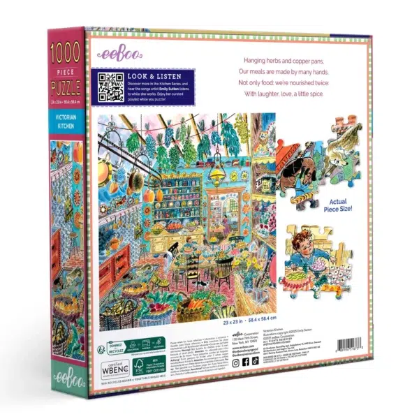 Puzzle VICTORIAN KITCHEN - eeBoo - 1000 pièces – Image 3