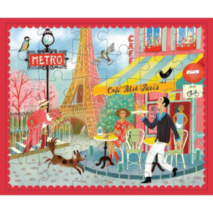 Puzzle Café Paris - eeBoo - 36 pièces