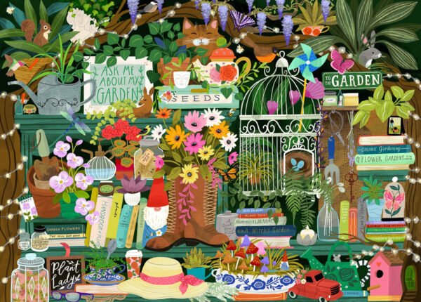 Puzzle La bibliothèque du Jardinier - Pieces & Peace - 1500 pièces – Image 2