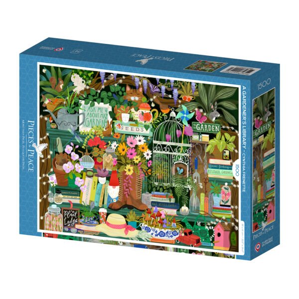 Puzzle La bibliothèque du Jardinier - Pieces & Peace - 1500 pièces