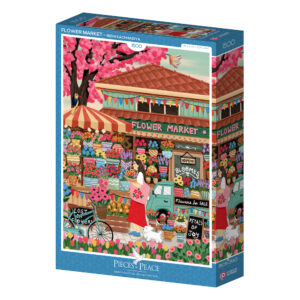 Puzzle Marché aux Fleurs - Pieces & Peace - 1500 pièces
