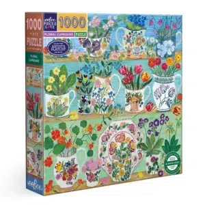 Puzzle FLORAL CUPBOARD - eeBoo - 1000 pièces