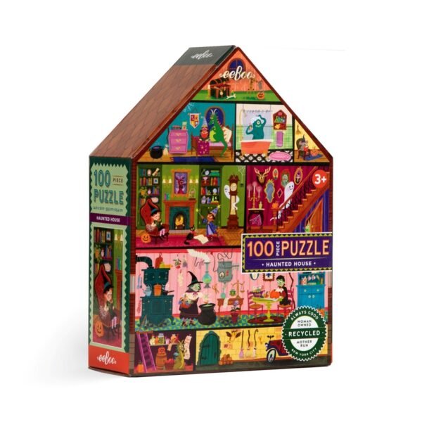 Puzzle MAISON HANTEE - eeBoo - 100 pièces