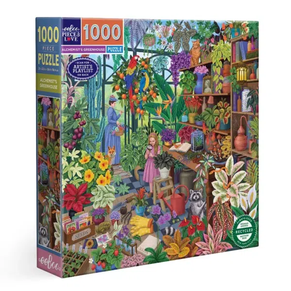 Puzzle ALCHEMIST'S GREENHOUSE - eeBoo - 1000 pièces