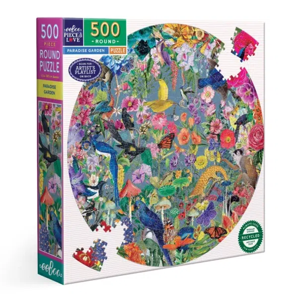Puzzle PARADISE GARDEN - eeBoo - 500 pièces