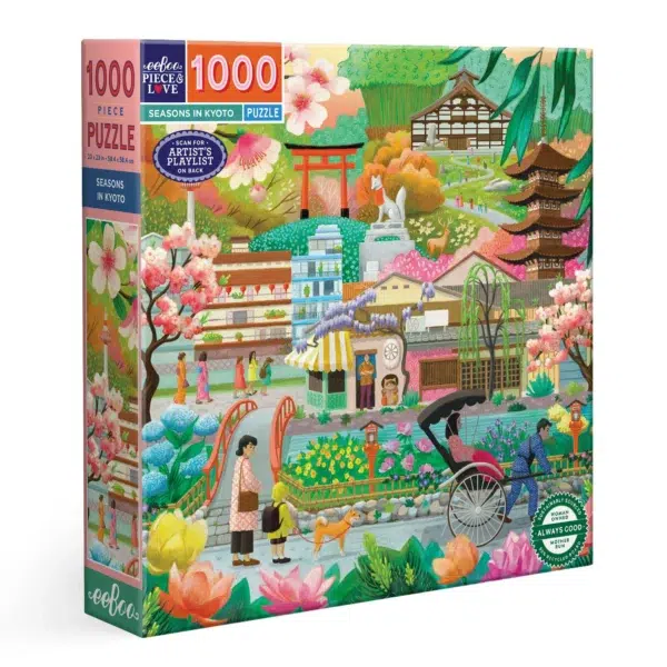 Puzzle SEASONS IN KYOTO - eeBoo - 1000 pièces