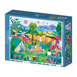 Puzzle L'été au Camping – Pieces & Peace – 1500 pièces