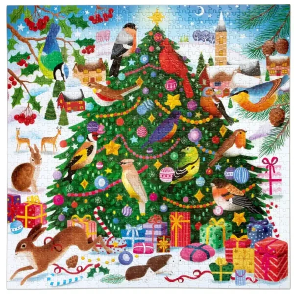 Puzzle CHRISTMAS SONGBIRDS - eeBoo - 1000 pièces – Image 2