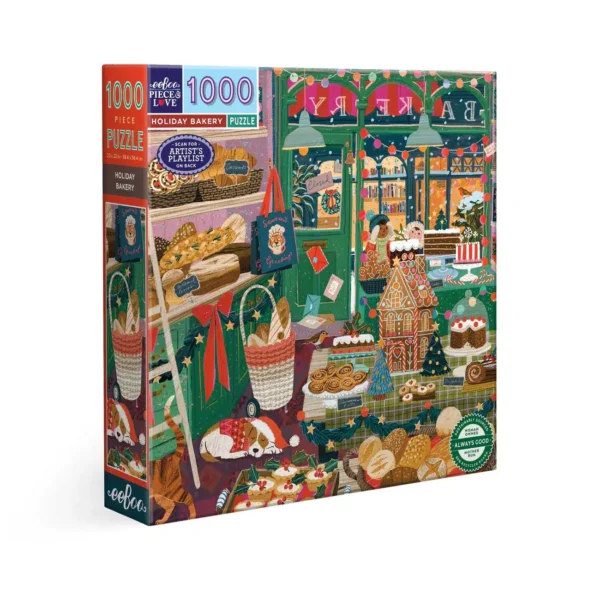 Puzzle HOLIDAY BAKERY - eeBoo - 1000 pièces