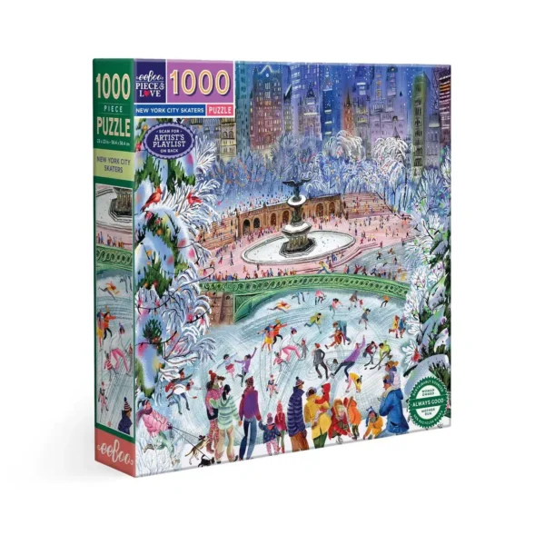 Puzzle NEW YORK CITY SKATERS - eeBoo - 1000 pièces