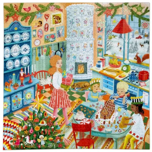 Puzzle SWEDISH HOLIDAY KITCHEN - eeBoo - 1000 pièces – Image 2