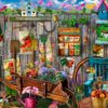 Clôture de Jardin2 Puzzle Clôture de Jardin - Bluebird - 1000 pièces