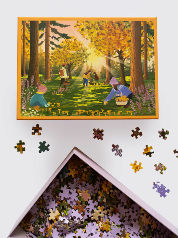 Puzzle FOREST TREASURES - Vissevasse -  1000 pièces