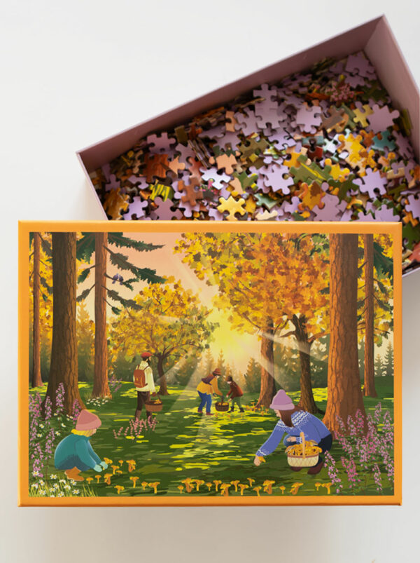 Puzzle FOREST TREASURES - Vissevasse -  1000 pièces