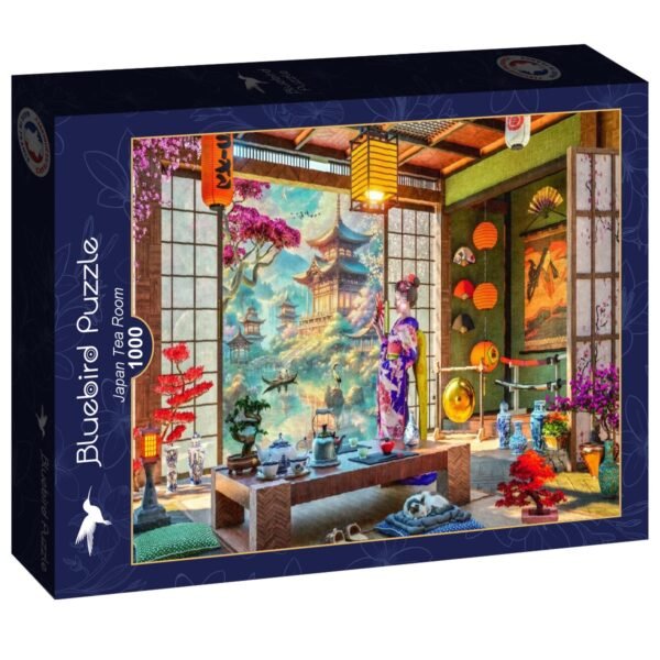 Puzzle Salon de Thé Japonais - Bluebird - 1000 pièces