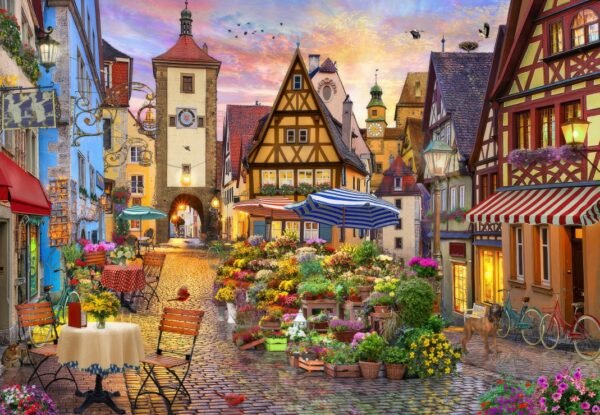 Puzzle Village Bavarois - Bluebird - 1000 pièces – Image 2