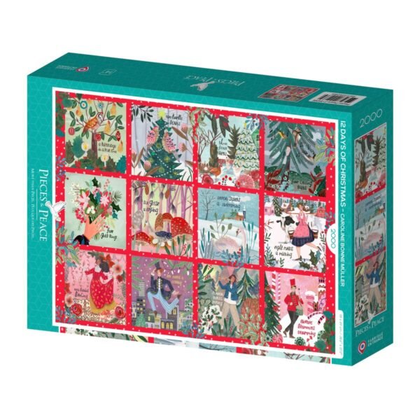 Puzzle 12 Jours de Noël – Pieces & Peace – 2000 pièces