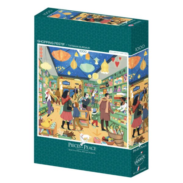 Puzzle Shopping Festif – Pieces & Peace – 1000 pièces