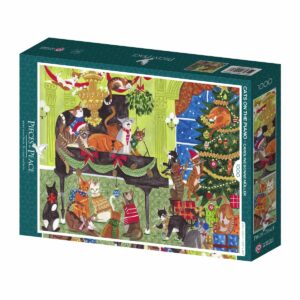 Puzzle Chats sur le Piano – Pieces & Peace – 1000 pièces